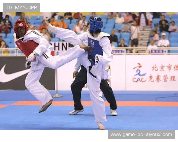 跆拳道选手赛后和对手互学招数